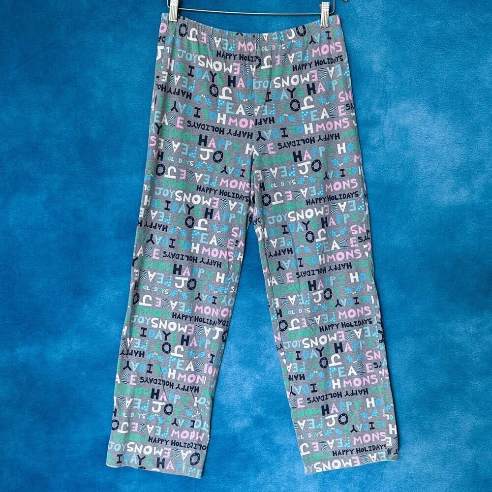 Happy Holidays Pajama Bottoms Sleepwear, S(4-6)